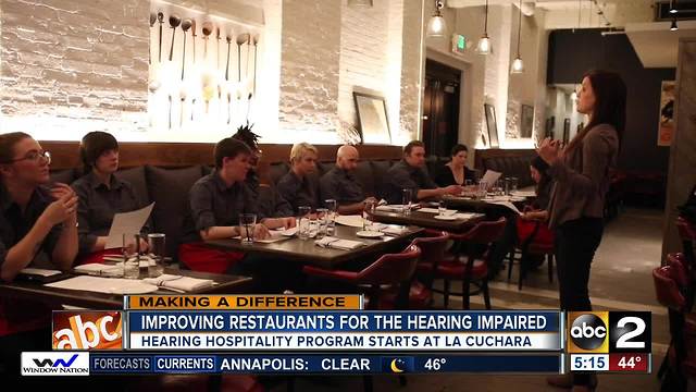 La Cuchara is participating in the 'Hearing Hospitality' initiative by the Baltimore HASA