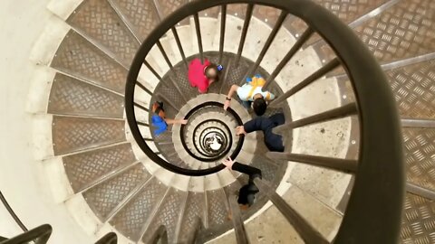 Climbing on the Arc de Triomphe Terrace European Heritage days 2022