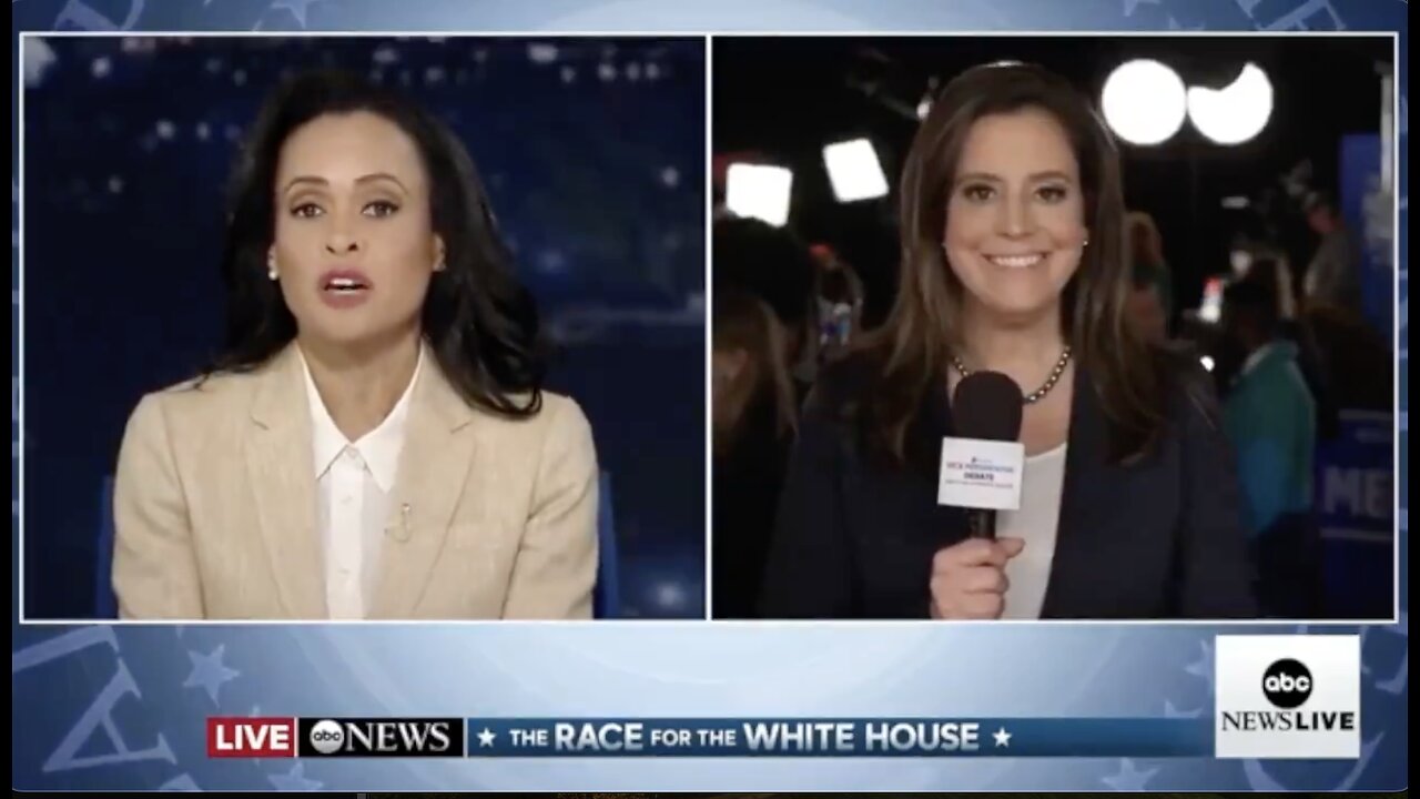 Elise Joins ABC News LIVE from the Vice Presidential Debate 10.01.24