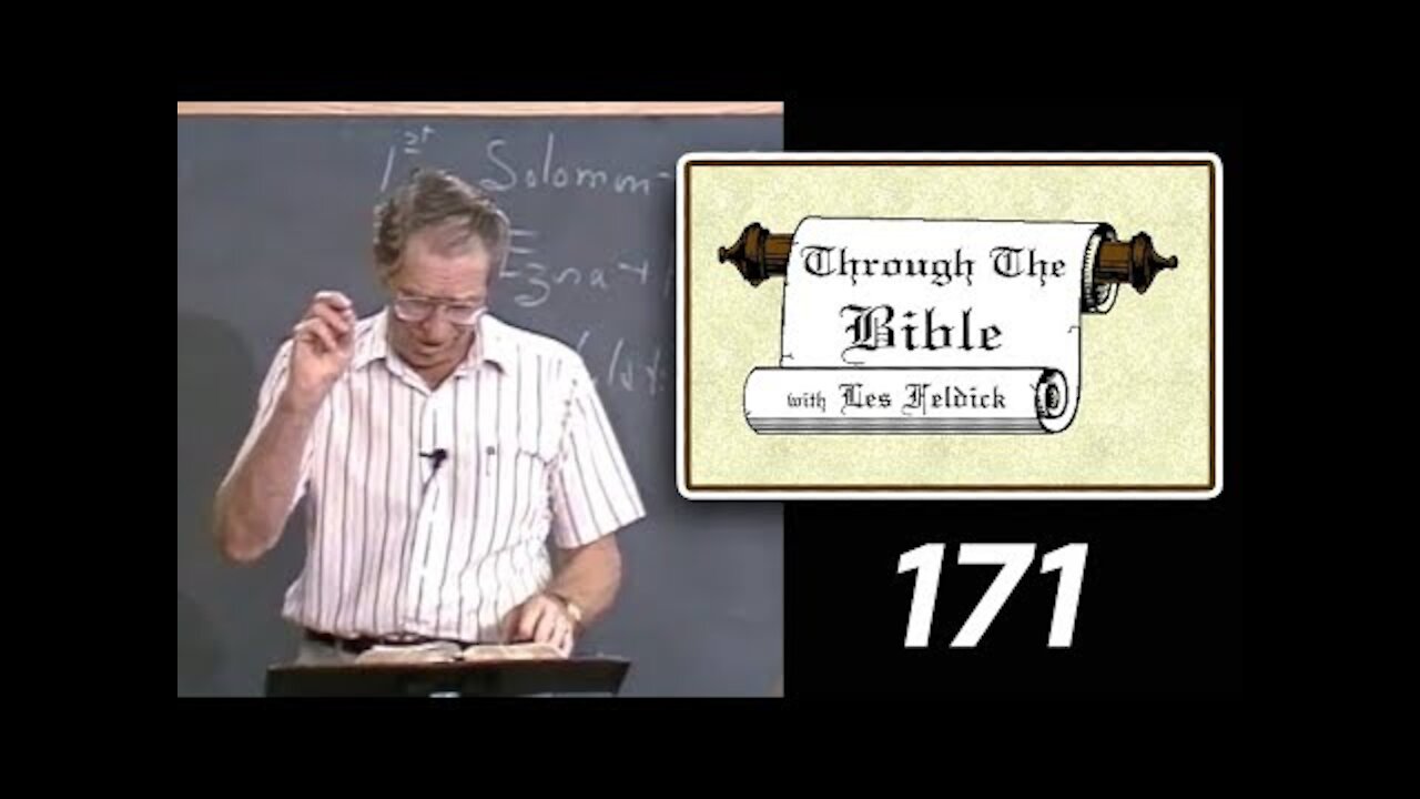 171 - Les Feldick [ 15-1-3 ] Christ's Earthly Ministry