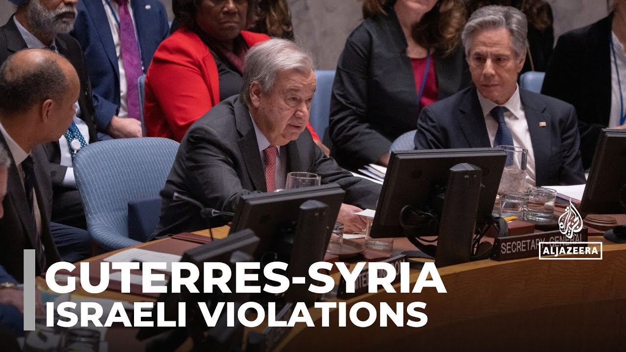 Israel strikes violate Syria's sovereignty: Guterres