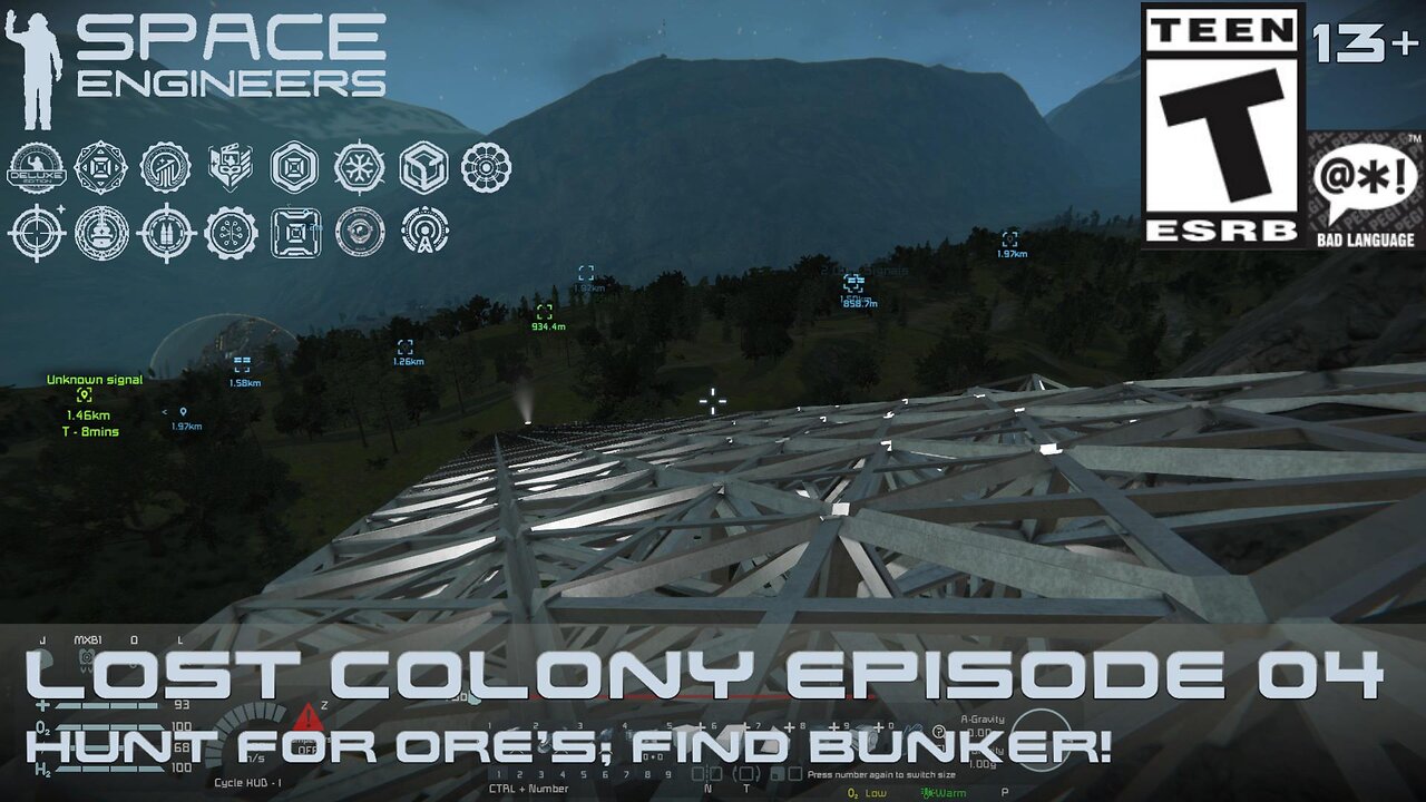 Space Engineers 2024 (Lost Colony Episode 04) Hunt for ore's; Find Bunker!