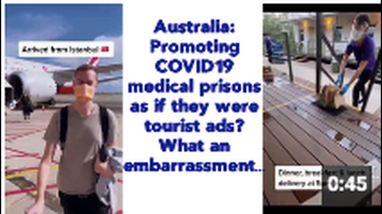 Promoting COVID19 medical prisons as if they were tourist ads? What an embarrassment…