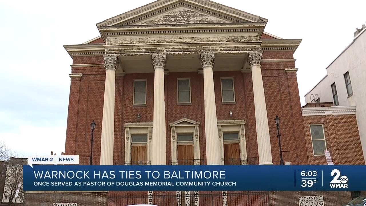 Reverend Raphael Warnock once served as pastor of Douglas Memorial Community Church