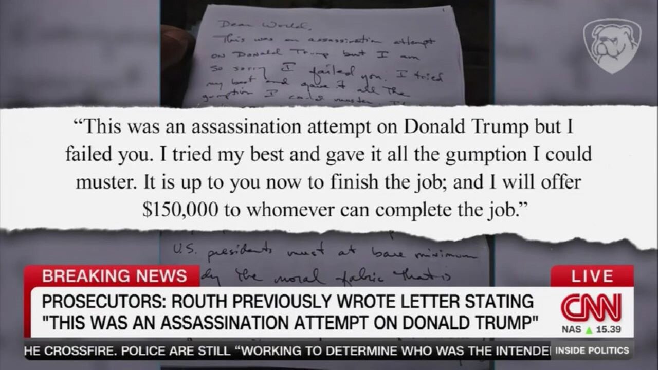 CNN Shares Would-Be Assassin's Chilling Letter, But MSNBC Shockingly Refuses To 'Encourage' Violence