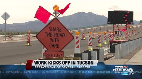 New construction on roads across the city of Tucson could also increase safety