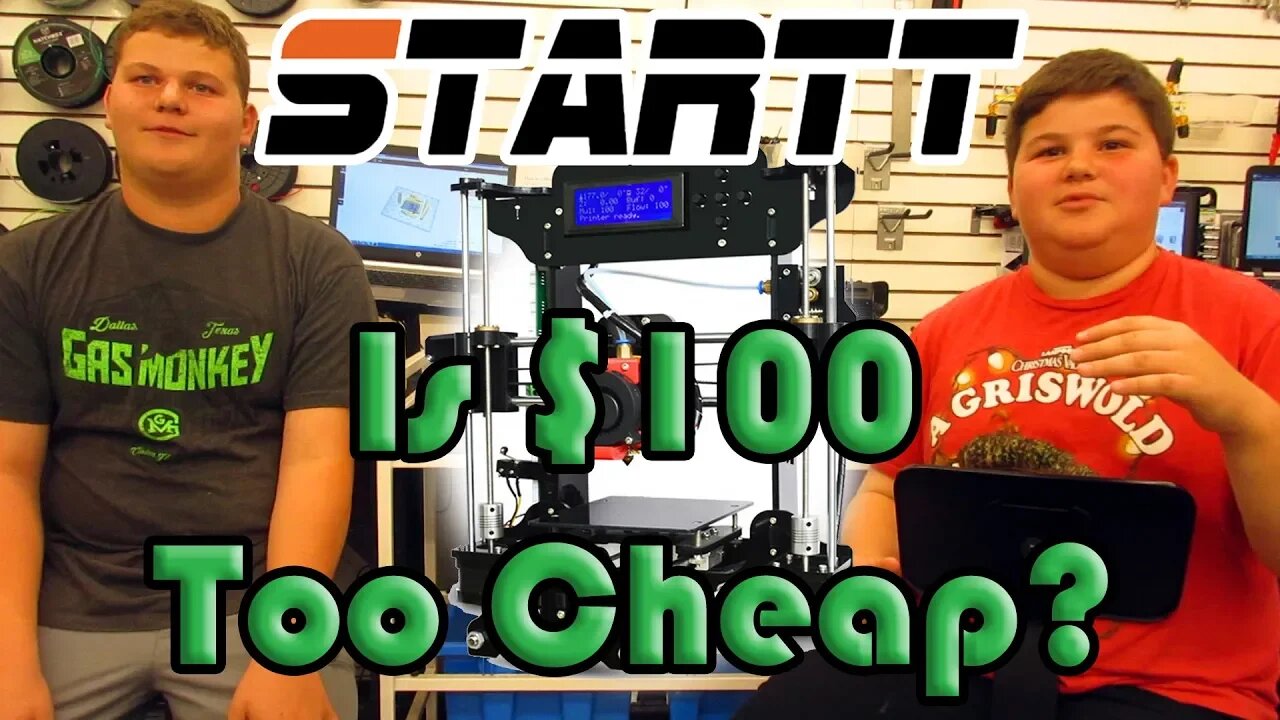 Is $100 too cheap for a 3D printer? Startt review and young maker Interview