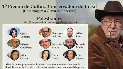 Palestra sobre Primavera Brasileira - Prêmio de Cultura Conservadora do Brasil