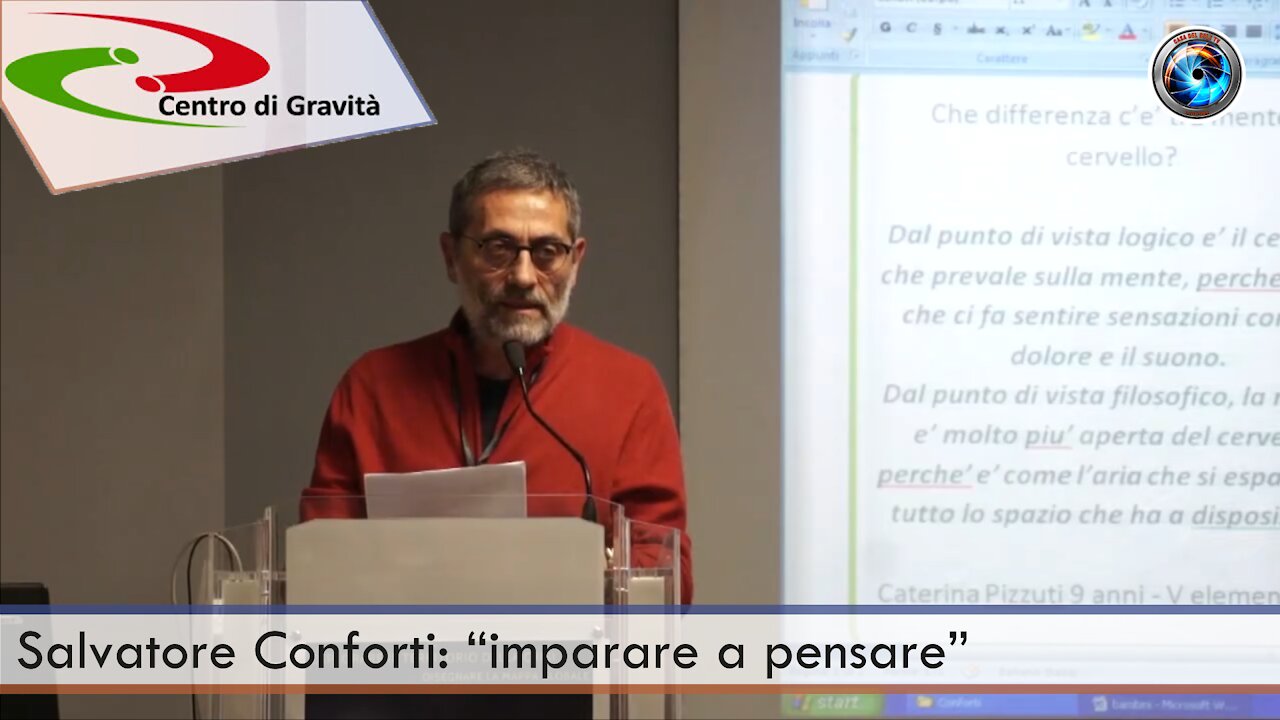 Salvatore Conforti: “imparare a pensare”