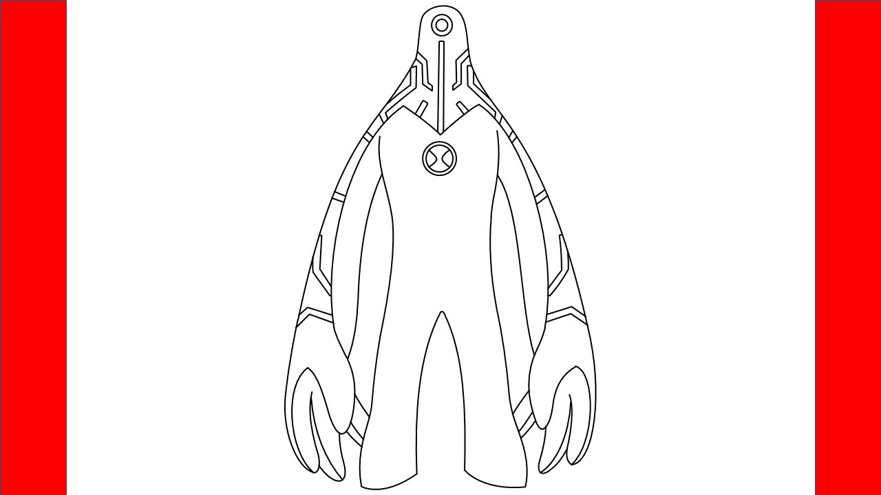 How To Draw Upgrade From Ben 10 - Step By Step Drawing
