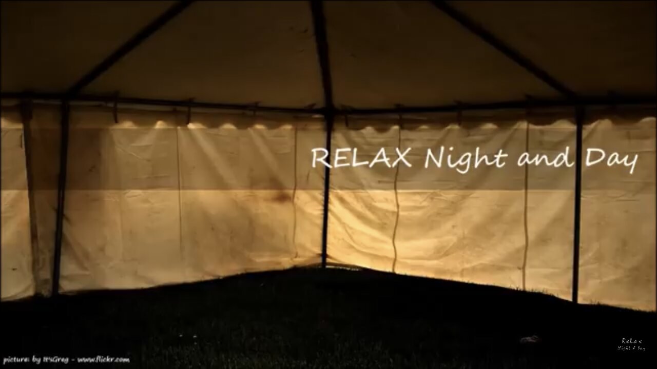 Rain on a TENT | Sound Therapy for Study, Sleep,Massage & SPA | Relax and Night and Day