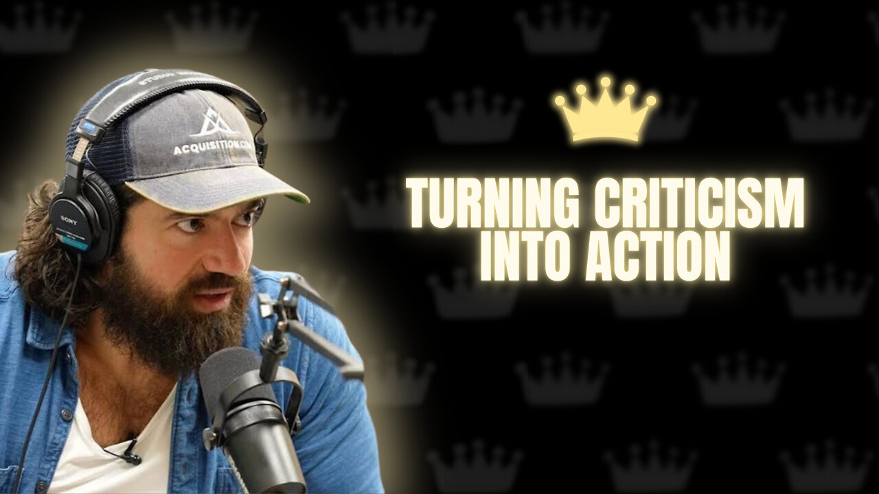 Alex Hormozi on Turning Criticism into Action