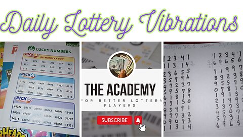 Monday Daily Lottery Vibrations 7-15-24 Lottery Predictions and News