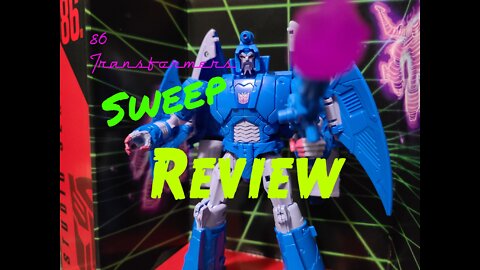 Transformers 86 Sweep action figure review