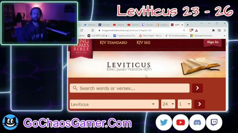 Leviticus 23-26 King James Version (KJV) 2/27/2022