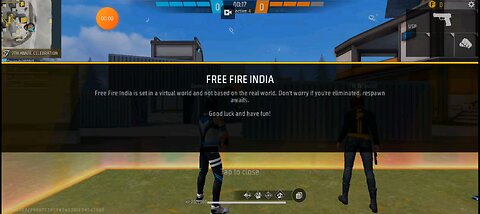 My free fire's game play