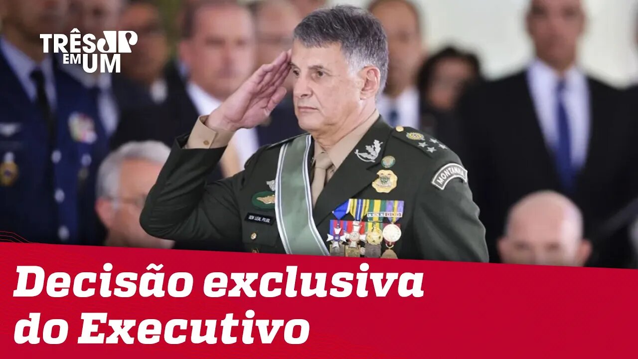 General diz que não quer política em quartel