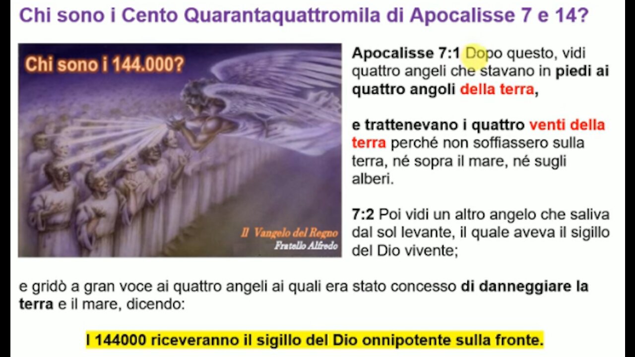 ✅ Chi sono i 144.000 di Apocalisse capitolo 7, e 14?