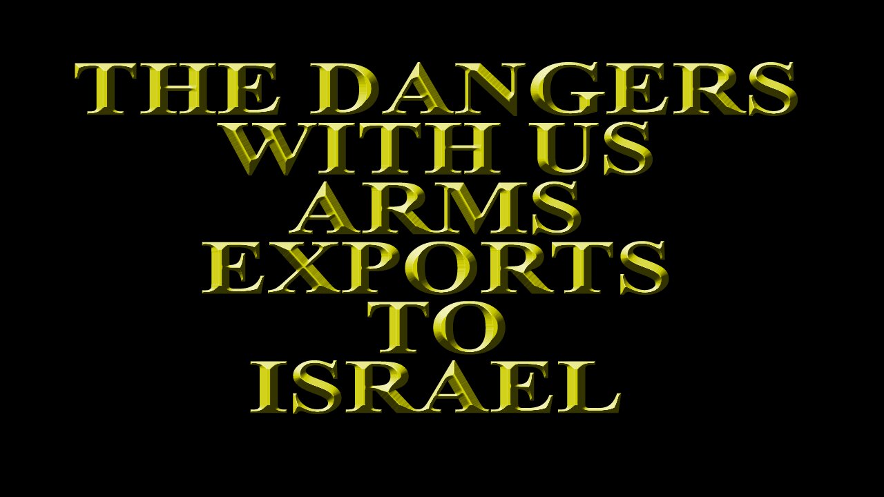 Josh Paul - The dangers of US Arms Exports to Israel