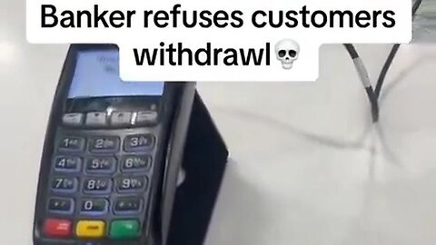 Canadian bank refuses to give customer cash without proof of why he needs it...