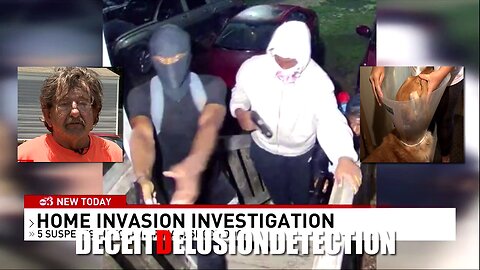 Five black suspects pistol-whip a white man and shoot a dog during home invasion