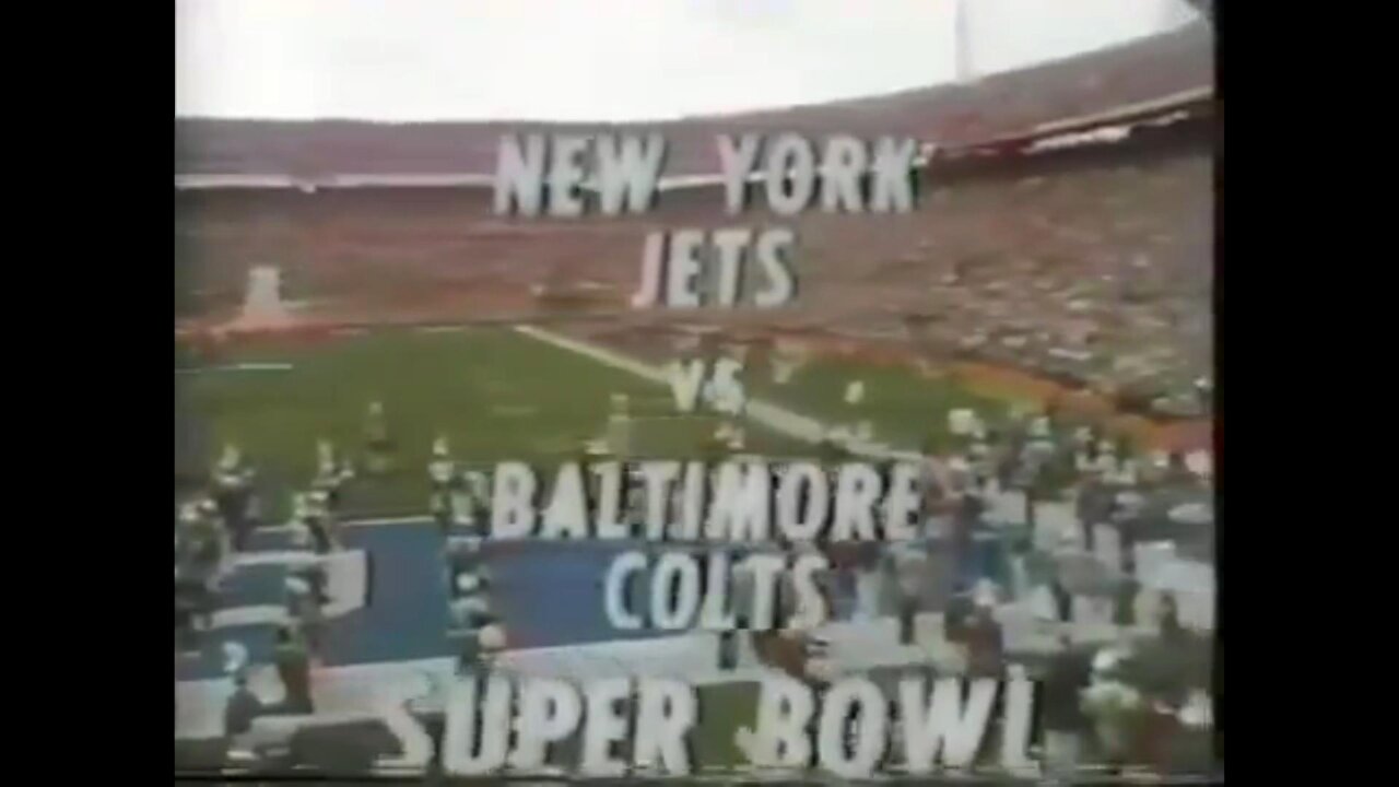 1969-01-12 Super Bowl III New York Jets vs Baltimore Colts