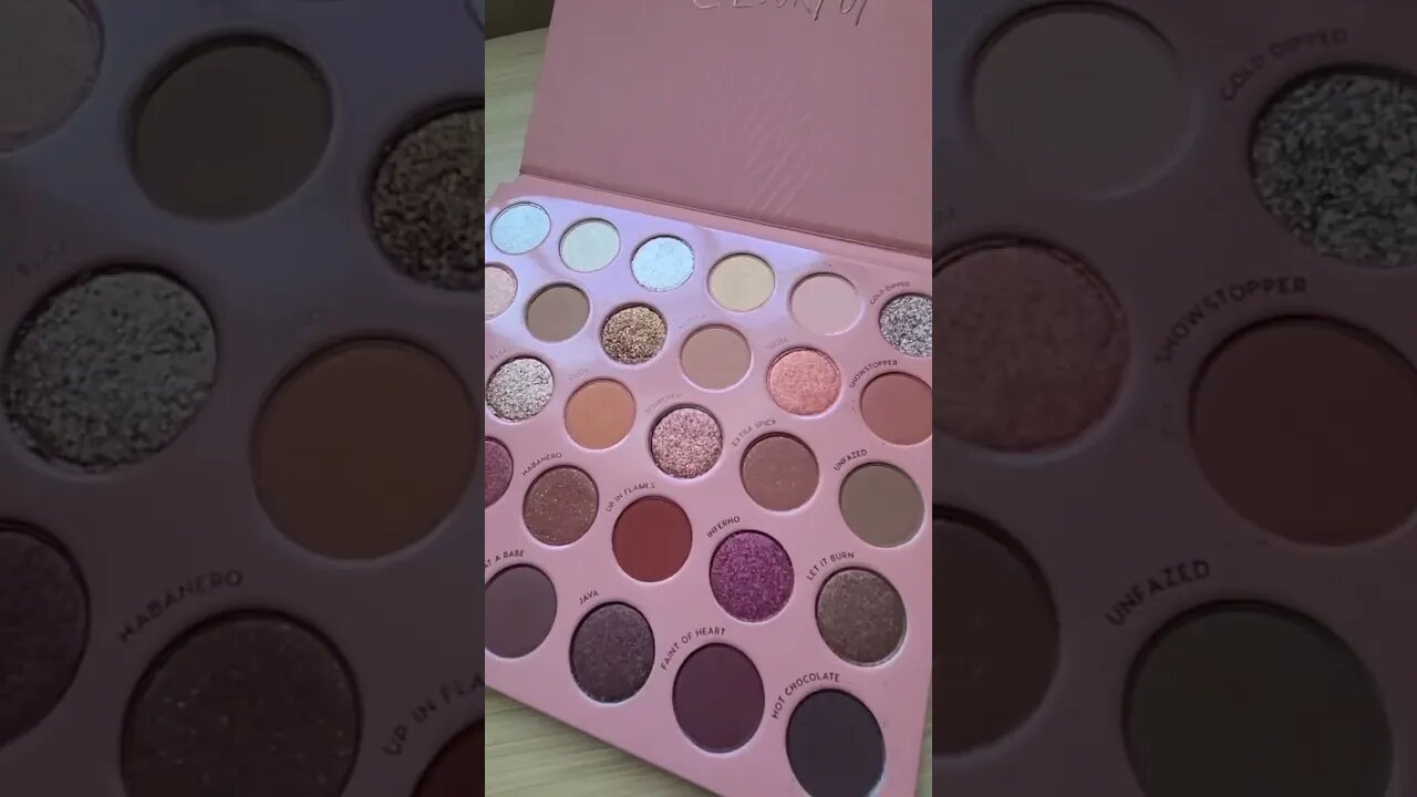 asmr eyeshadow unboxing #shorts #asmr #makeup