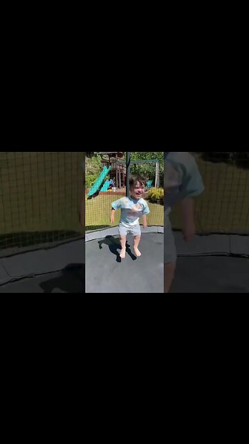 Fun on the tramp! #shorts