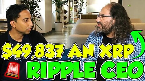 🚨JUST IN: Ripple CEO Explains $49,837 XRP Price Analysis! *Live audio*(MUST WATCH)