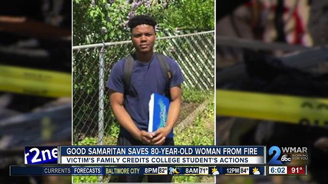 Good Samaritan saves 80-year-old woman from fire