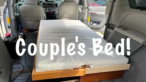 New Bigger Better Bed!(Part1) Couple's Sienna Tiny Camper ep.2