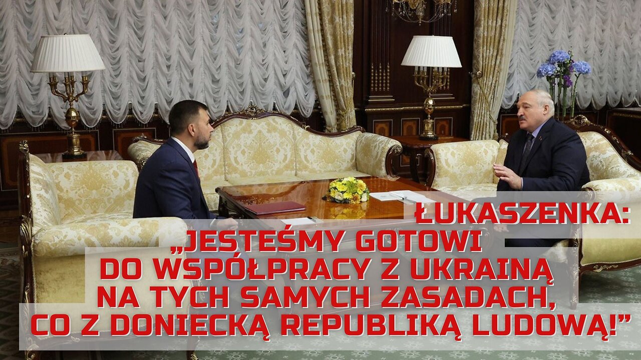 Łukaszenka: „Jesteśmy gotowi do współpracy z Ukrainą na tych samych zasadach, co z DRL!”