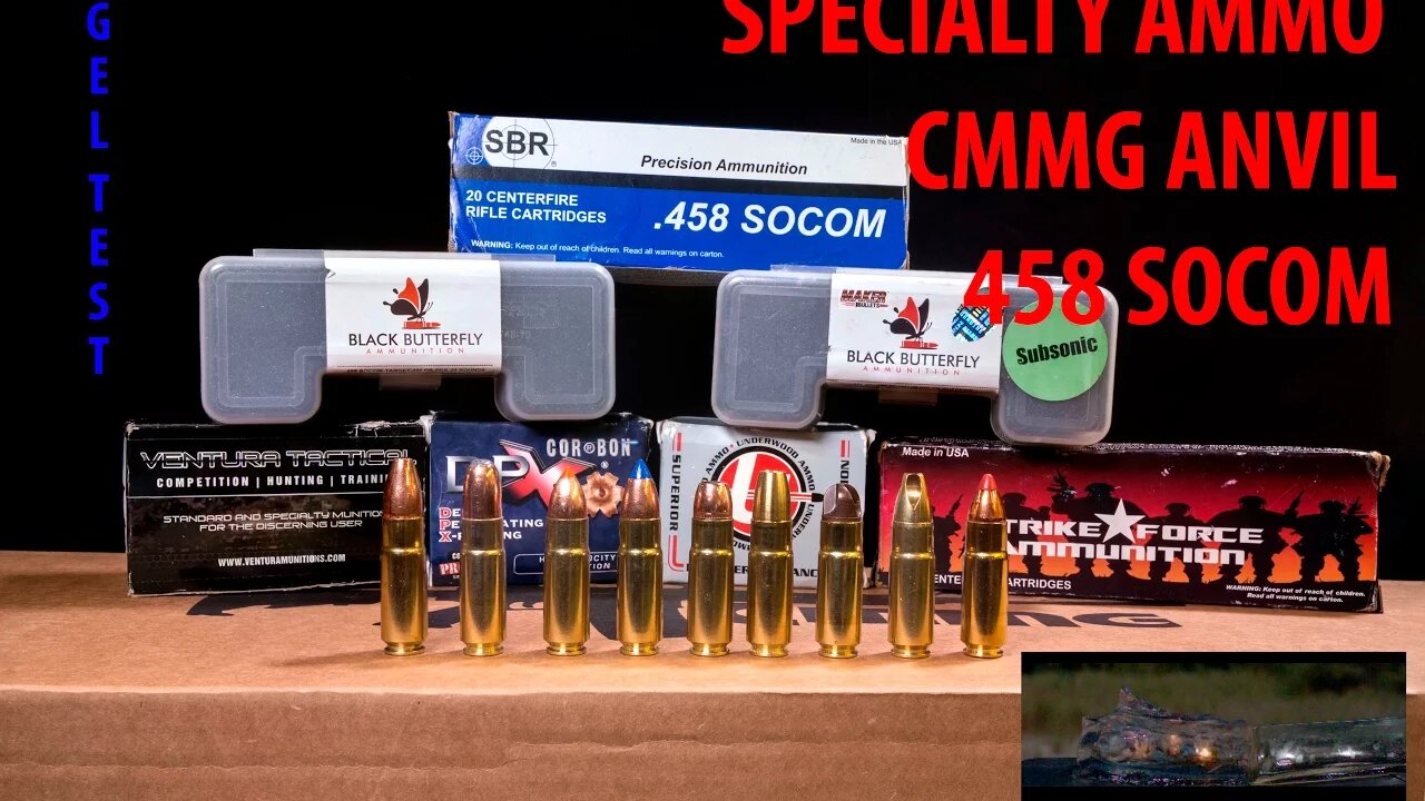 458 SOCOM AMMO TEST HOW HARD DOES IT HIT?