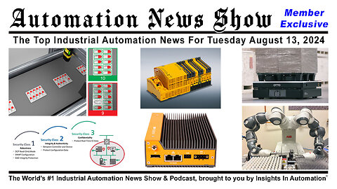 Automation News Headlines for Thursday August 13, 2024