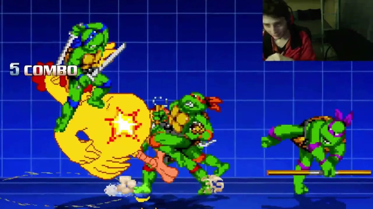 Teenage Mutant Ninja Turtles Characters (Leonardo And Raphael) VS The Giant Chicken In A Battle