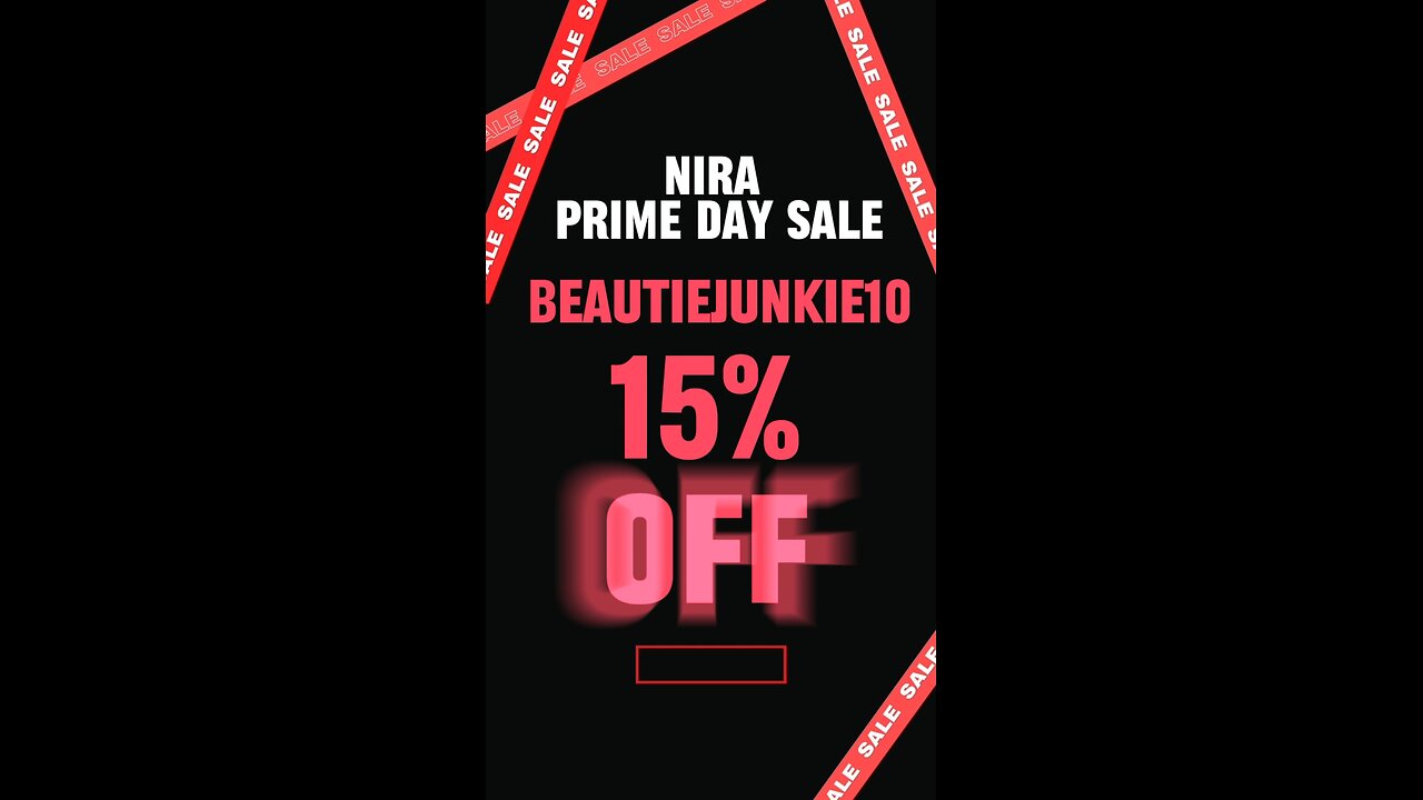 NIRA Prime Day Sale 15% Off! 💁🏻‍♀️Code: Beautiejunkie10