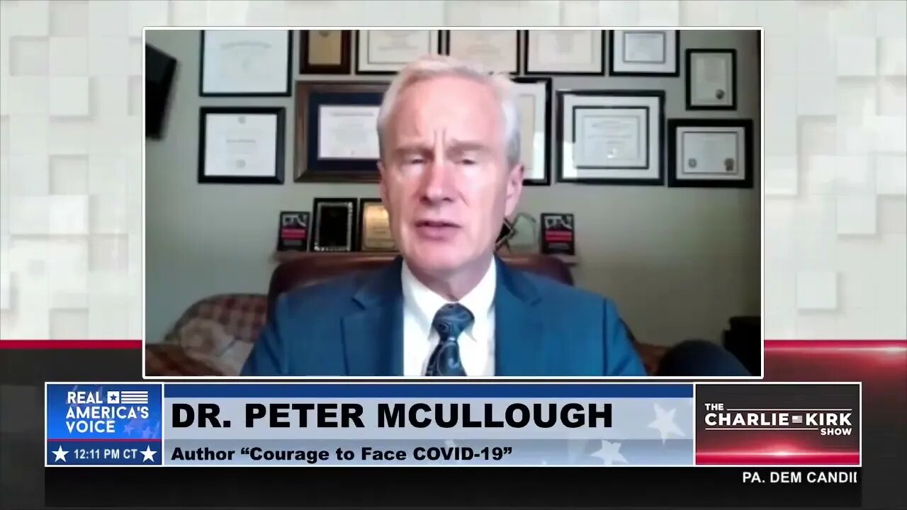 Dr Peter McCullough: "Before the Covid jabs, 4 in a million Myocarditis cases