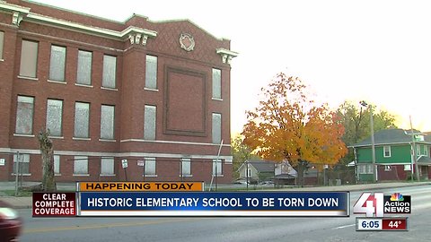 Greenwood Elementary to be demolished Monday