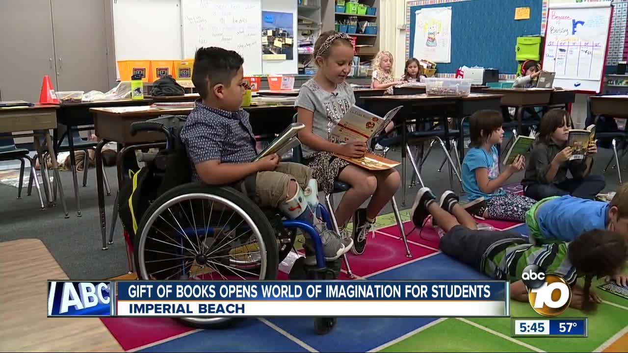 Gift of books opens world of imagination