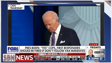 Biden Says Police, First Responders Should Be Fired for Refusing Vaccine - 472