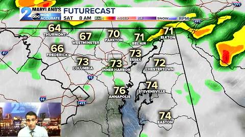 Weekend Rain Chances Increase