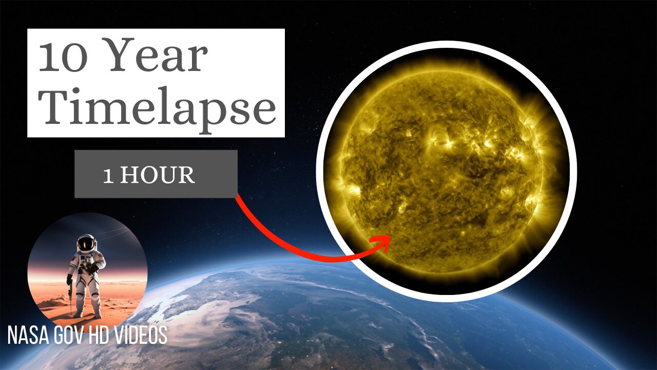 NASA | 10 Year Time Lapse of the Sun | 4K | #nasa #trending #viral