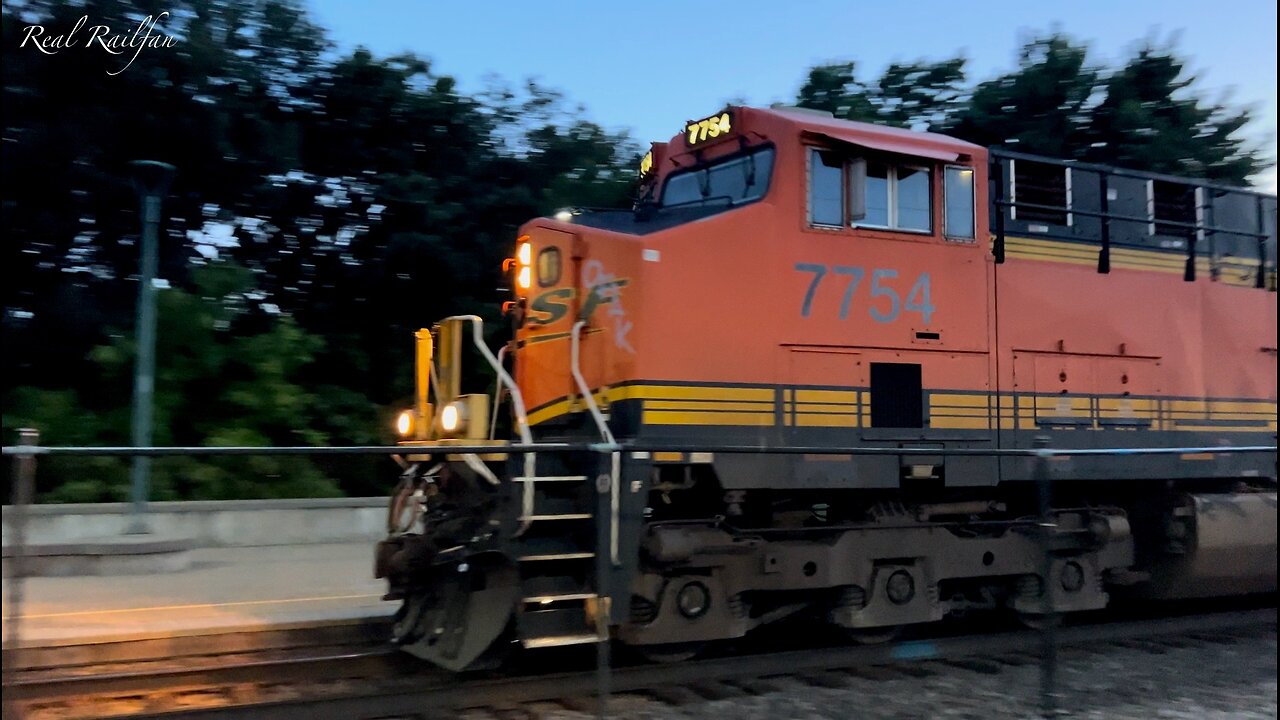 Train Loaded with Grain on BNSF Staples Subdivision