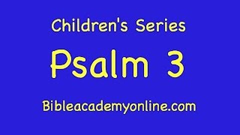 CS Psalm 3 And Individual Lament Psalm