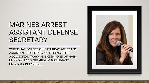 Marines Arrest Assistant Defense Secretary Tanya M. Skeen