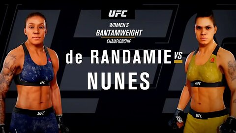 EA Sports UFC 3 Gameplay Amanda Nunes vs Germaine de Randamie