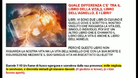 🔵 Quale differenza c'è tra il libro della vita, il libro dell'Agnello, e i libri?