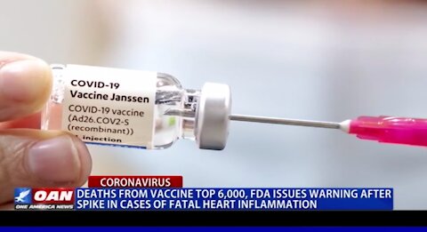 One America News: Deaths from "vaccine" top 6,000