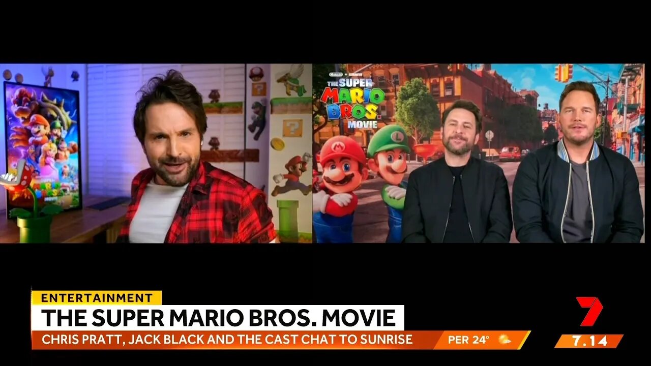 The Super Mario Bros. Movie: Seven Sunrise Interview Australia