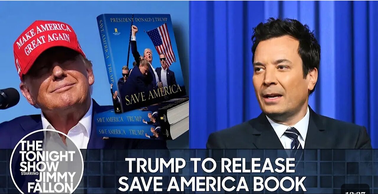 Trumpt to release save America book j.d vance popularity is in the negatives |The tonight show |